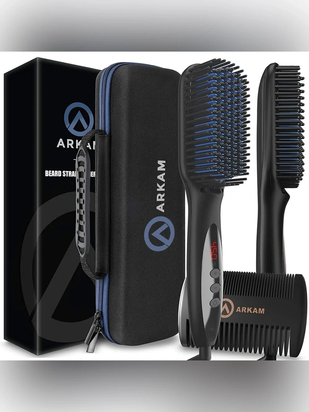 Arkam Beard Straightener Brush for MEN